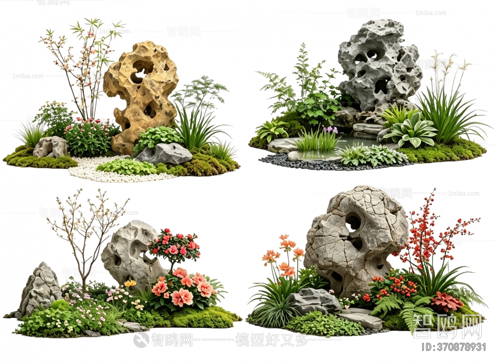 New Chinese Style Plant Landscaping