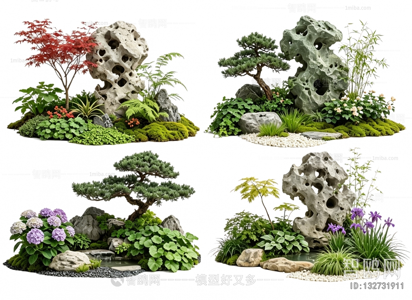 New Chinese Style Plant Landscaping