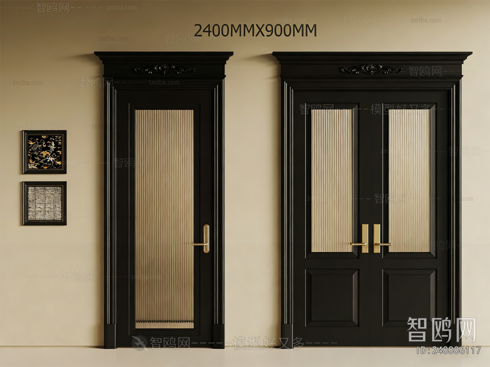 French Style Double Door