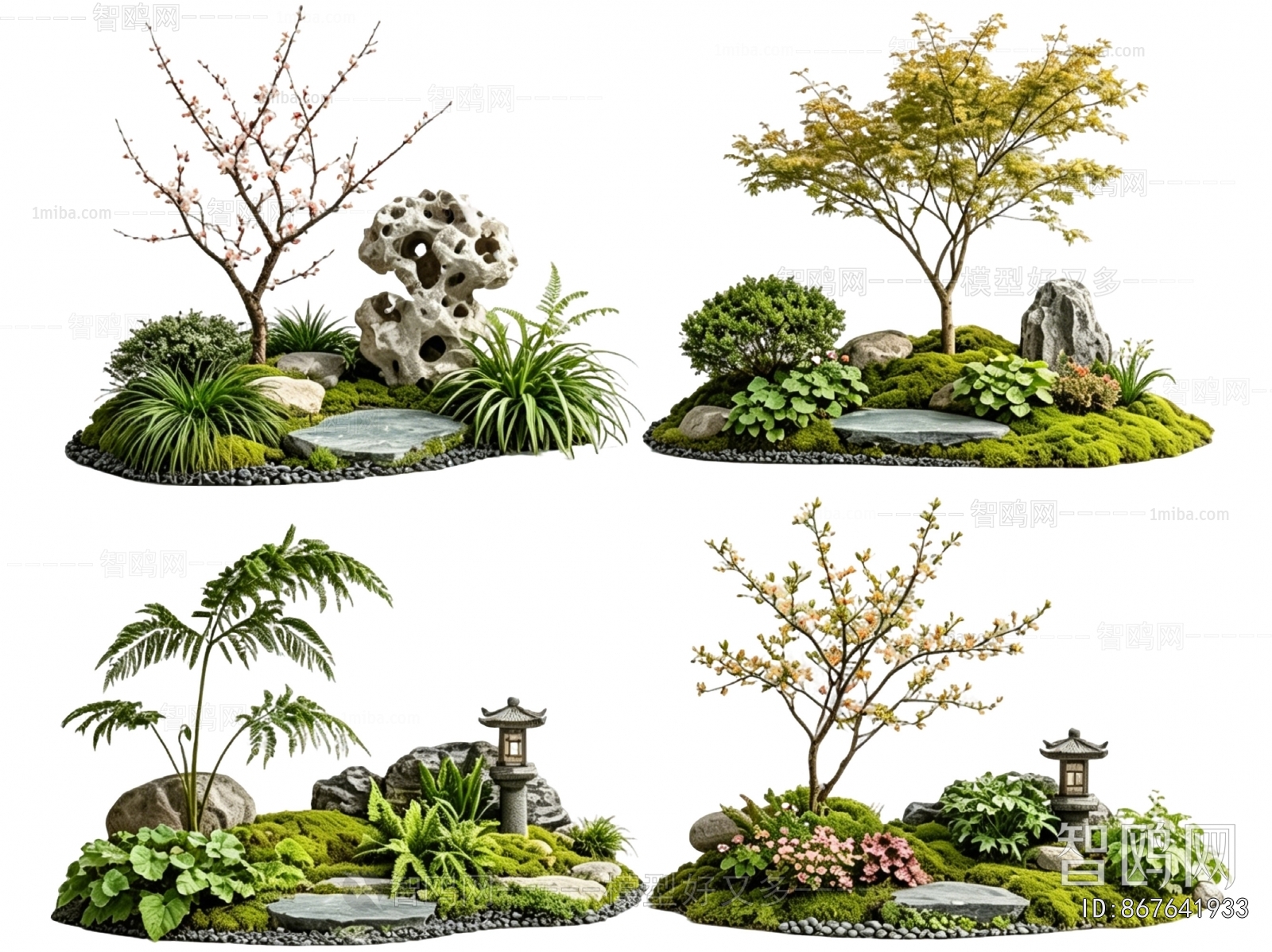 New Chinese Style Plant Landscaping