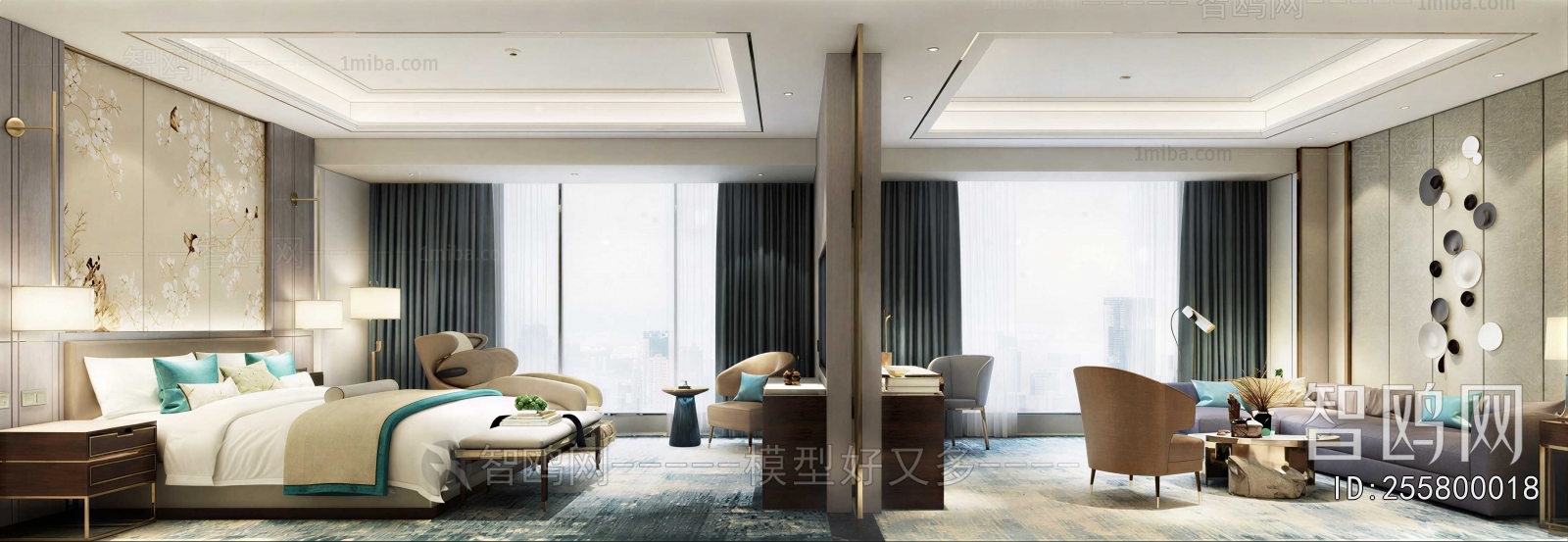 Modern Guest Room