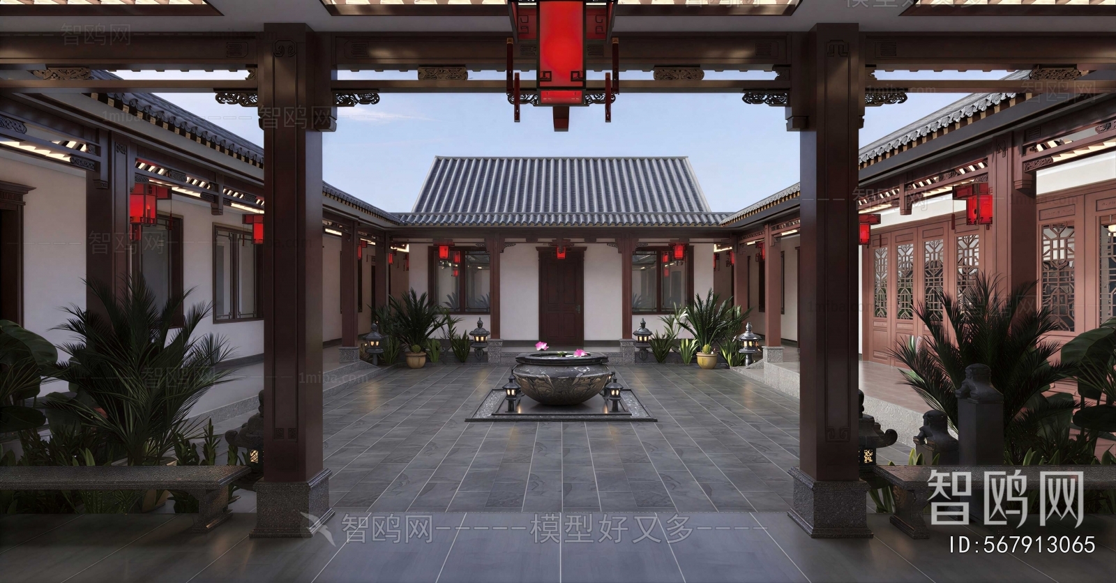 Chinese Style Courtyard/landscape