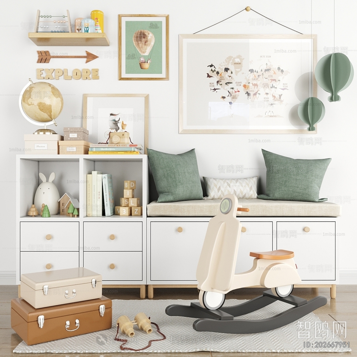 Modern Decorative Cabinet