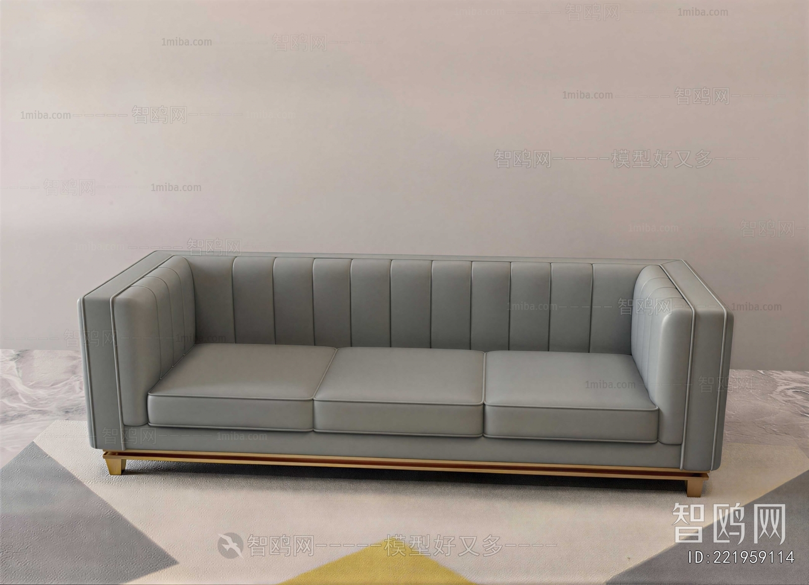 Modern Three-seat Sofa