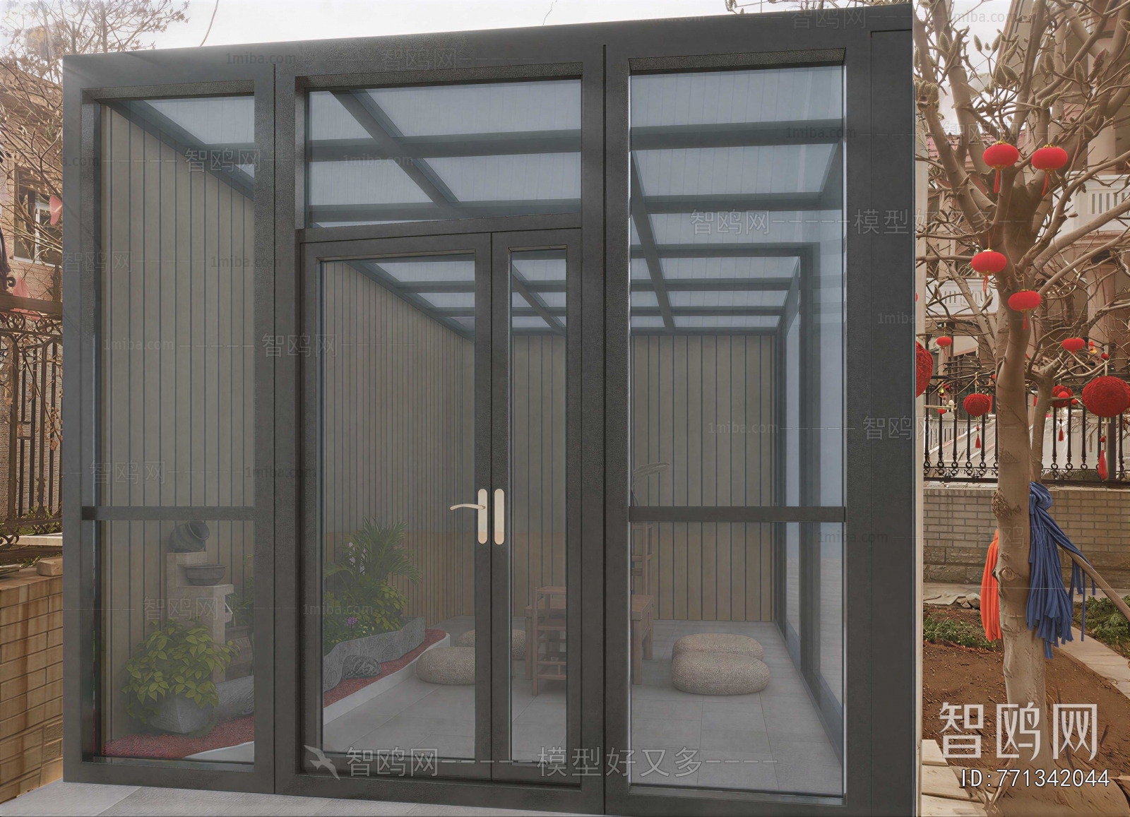 Modern Glass Sun Room