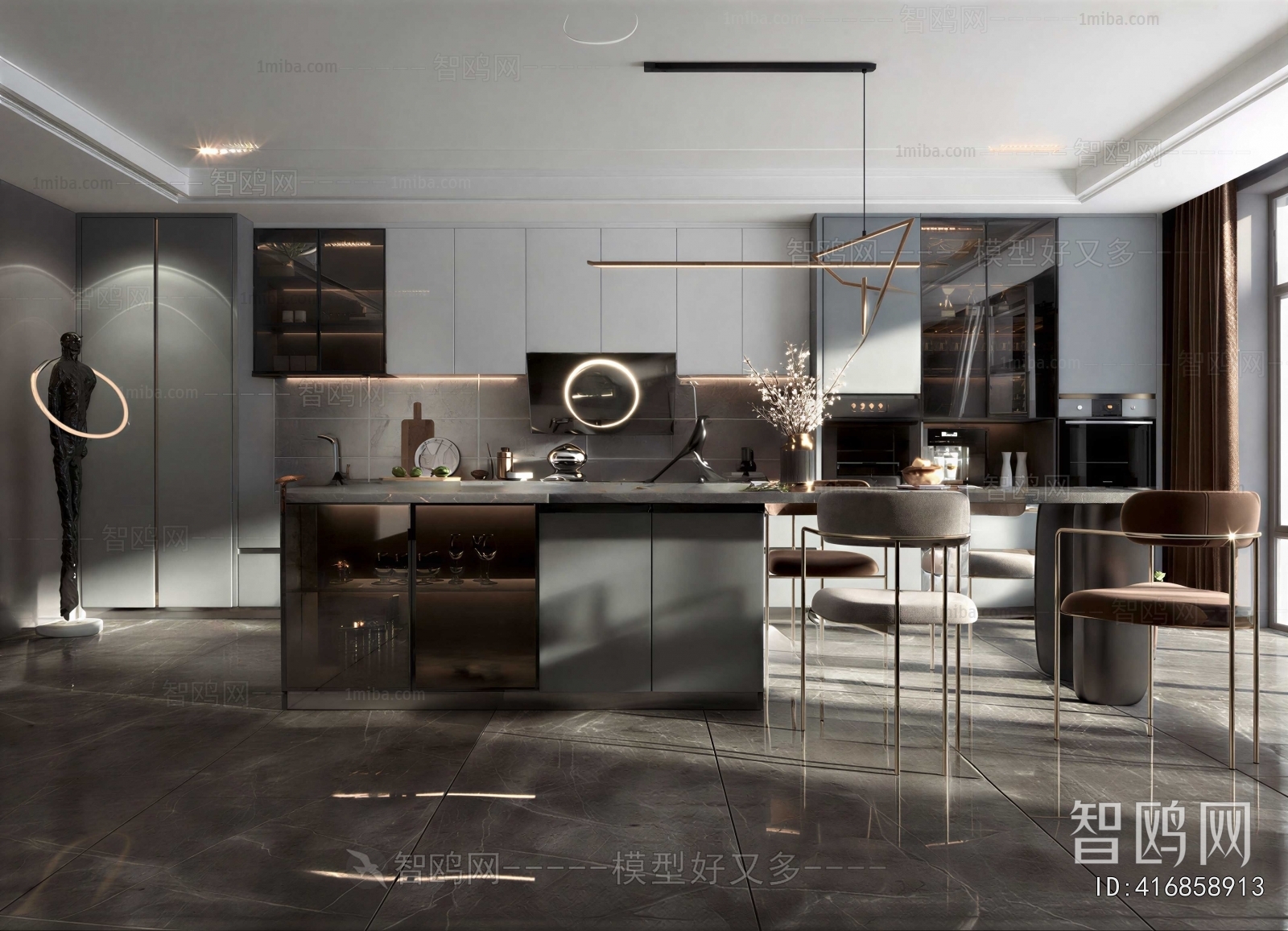 Modern Open Kitchen