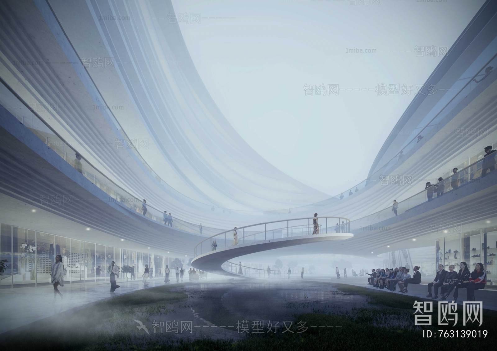 Modern Shopping Mall