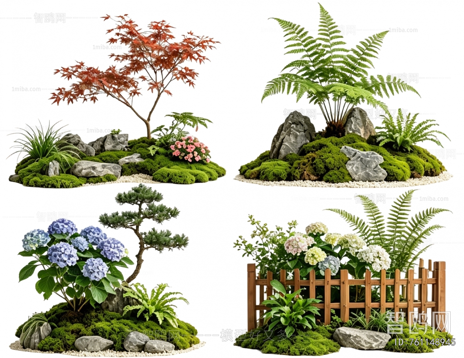 New Chinese Style Plant Landscaping