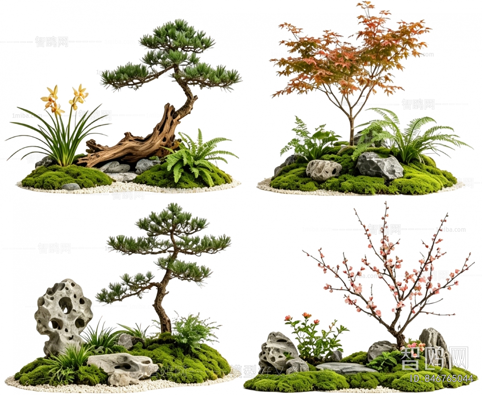 New Chinese Style Plant Landscaping