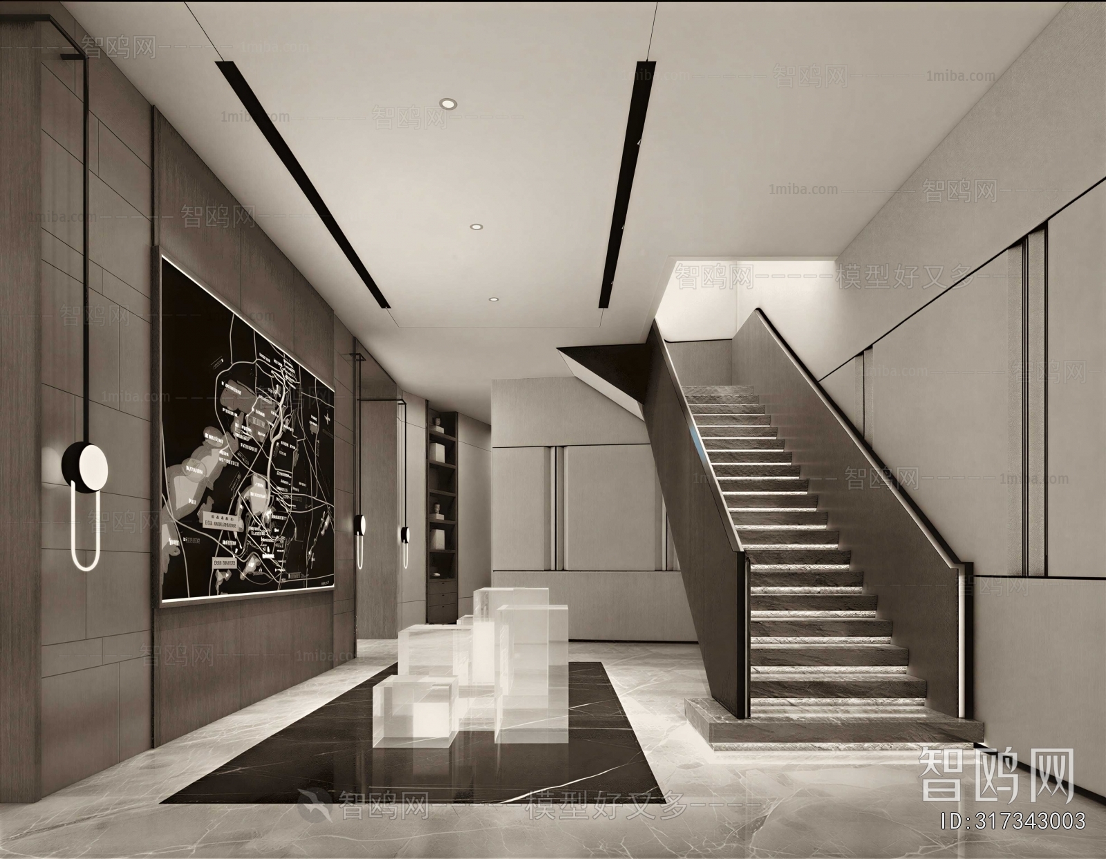 Modern Real Estate Sales Office