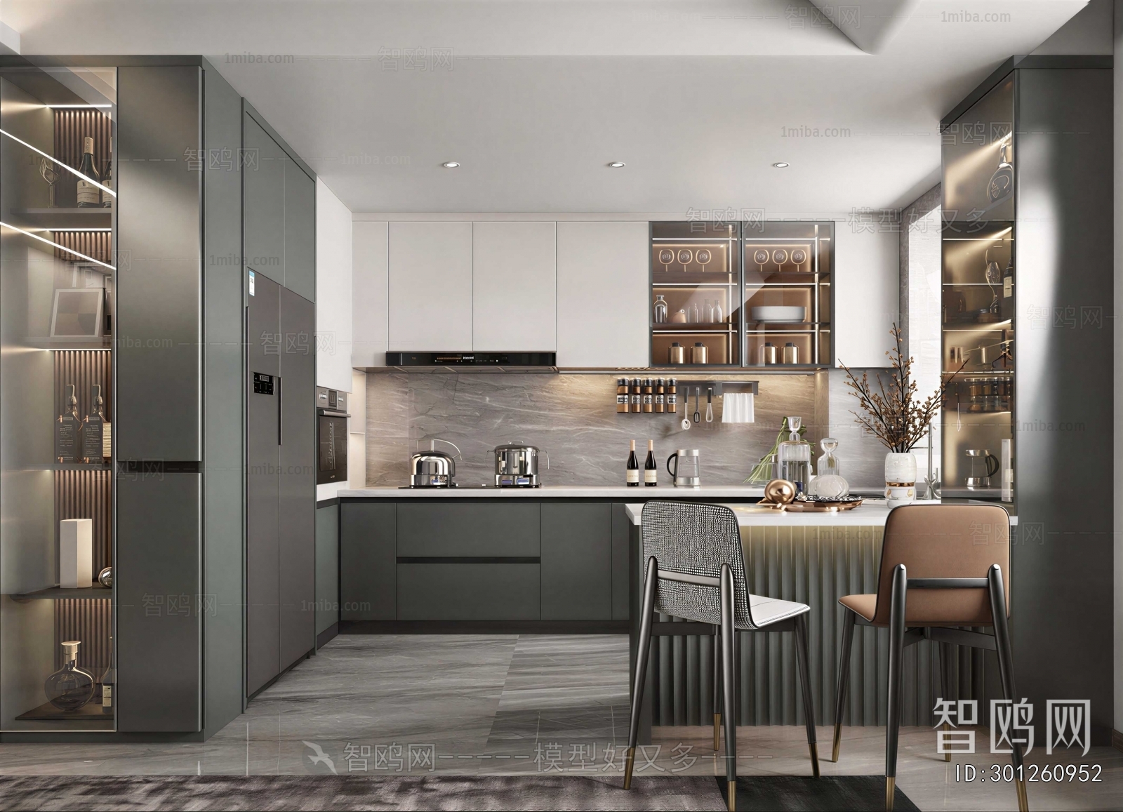 Modern Open Kitchen