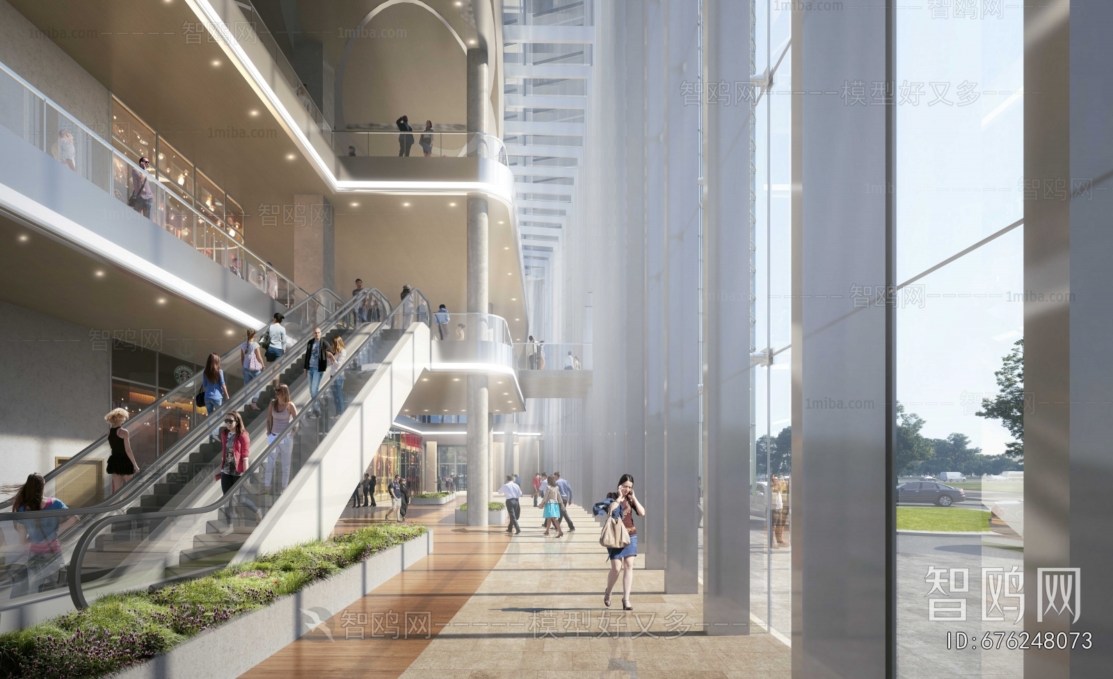 Modern Shopping Mall