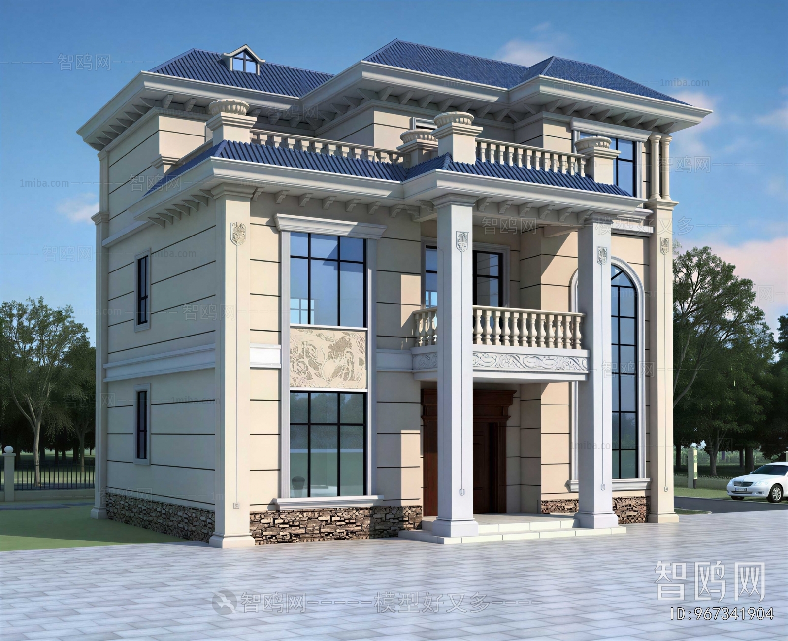 Simple European Style Detached Villa