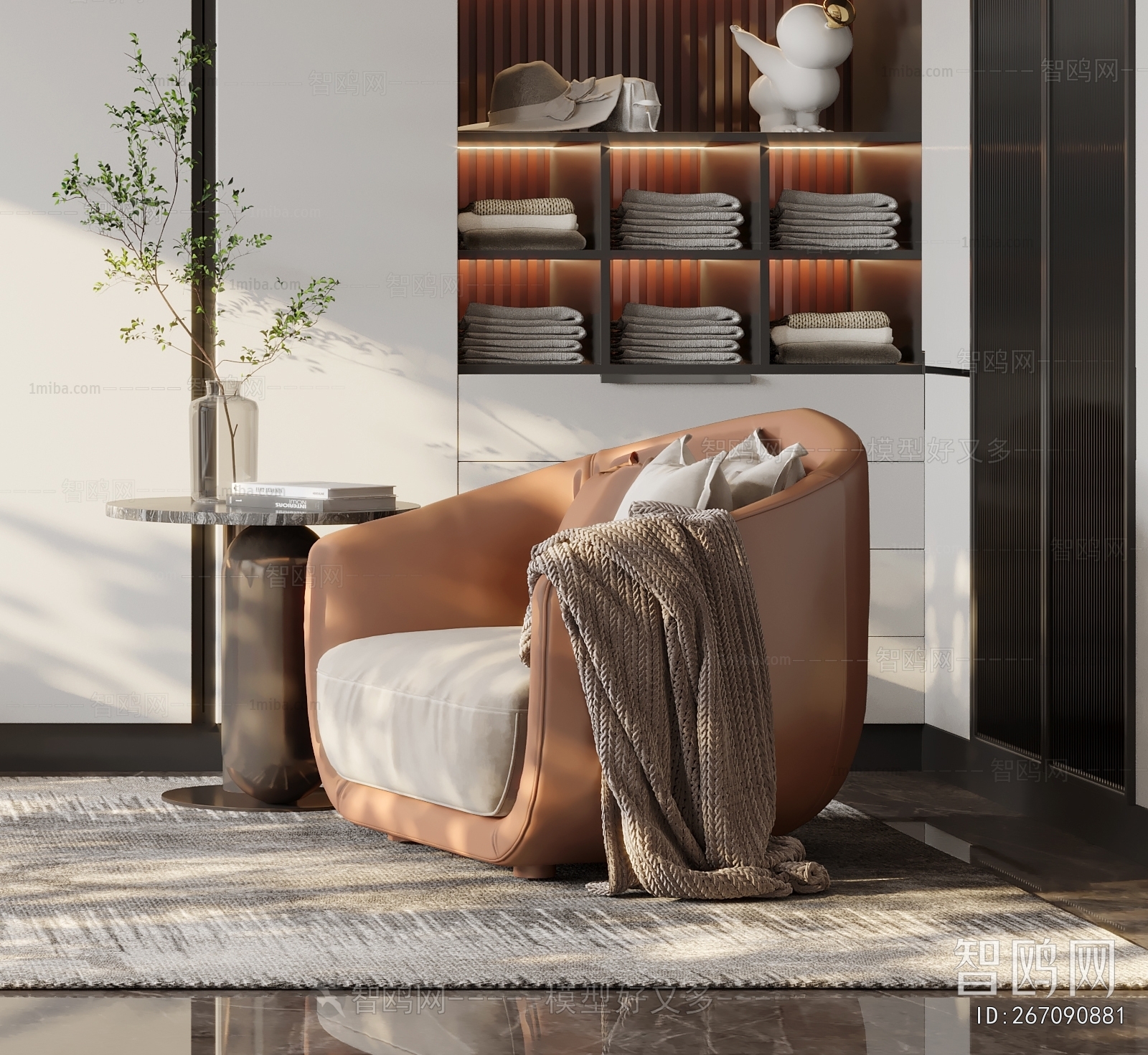 Modern Clothes Storage Area