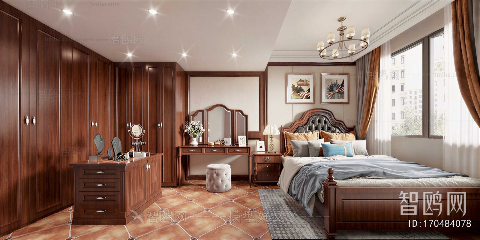 American Style Bedroom