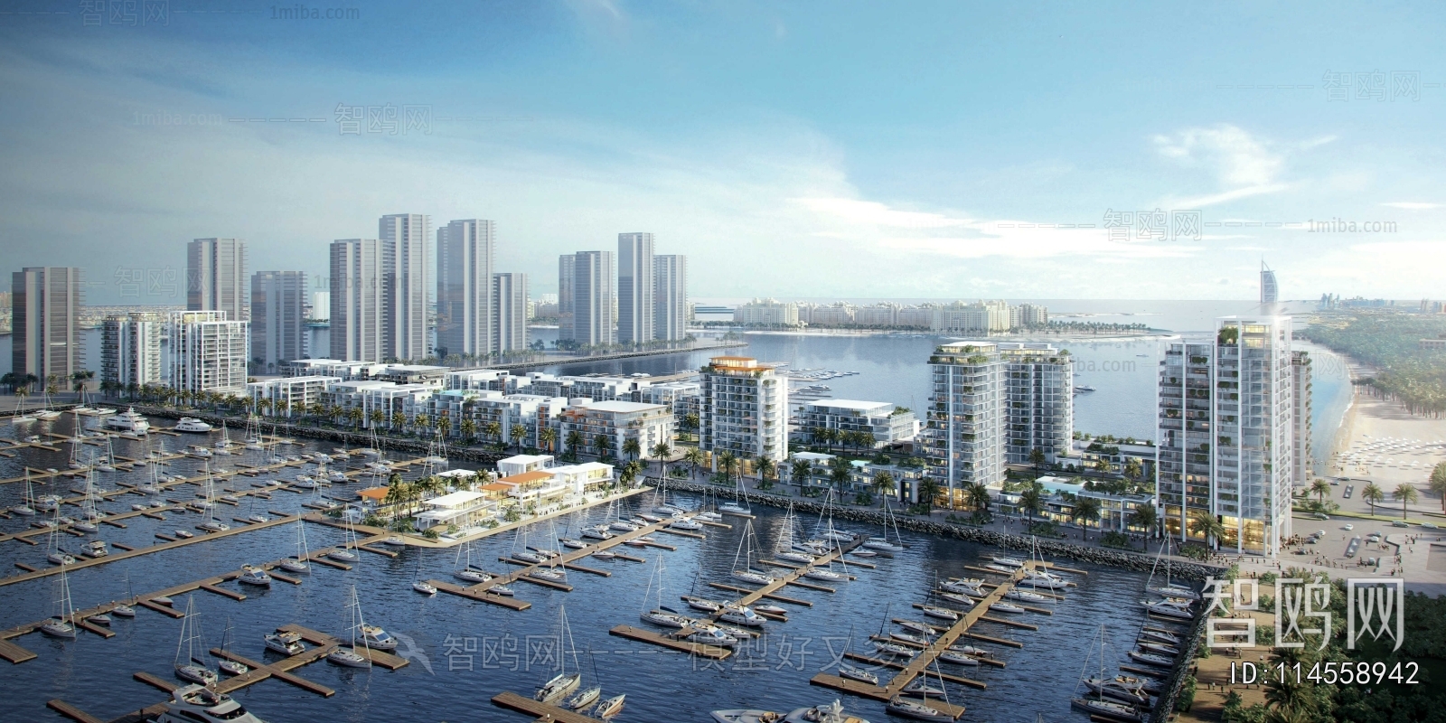 Modern Architectural Bird's-eye View Planning