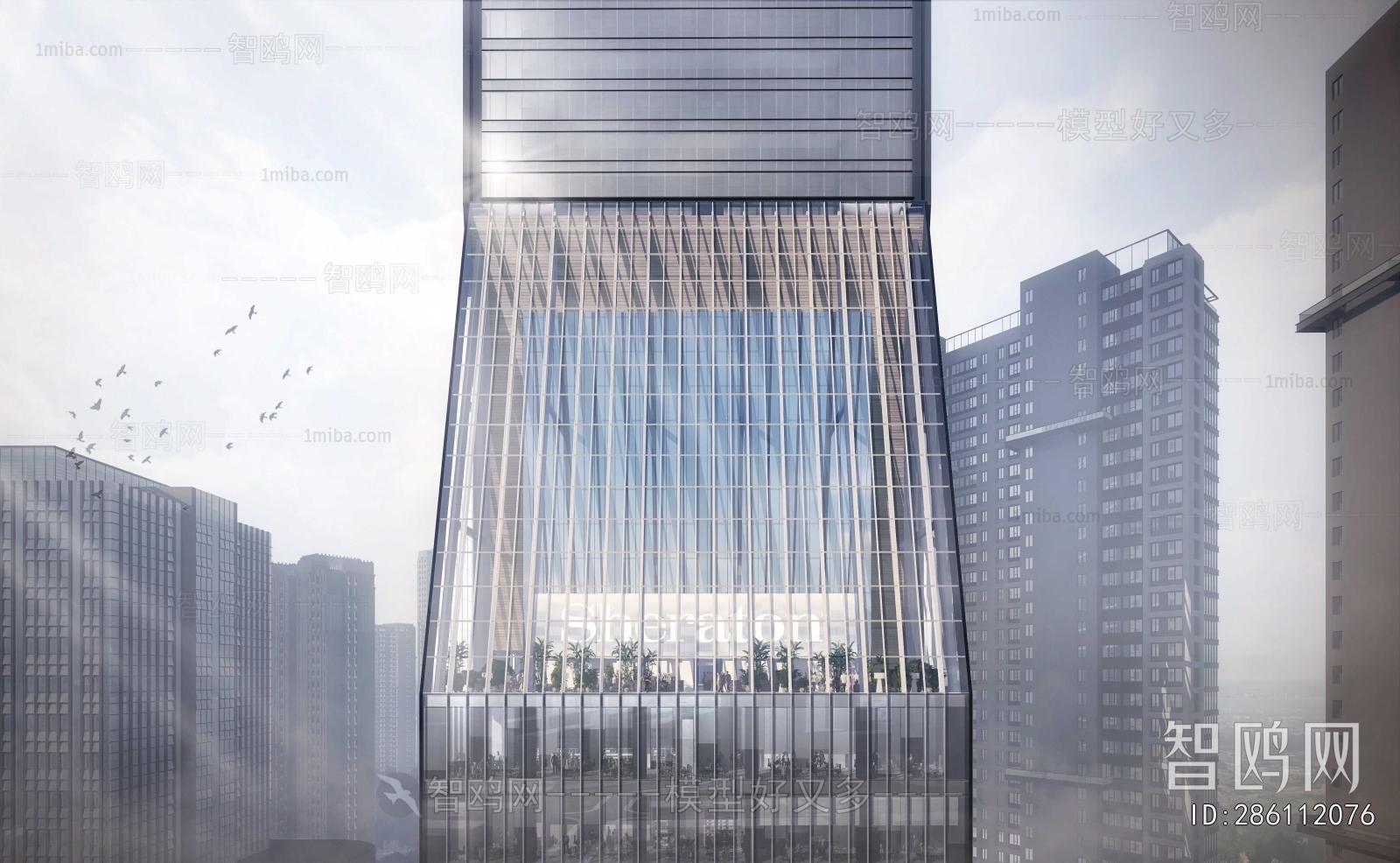 Modern Appearance Of Commercial Building