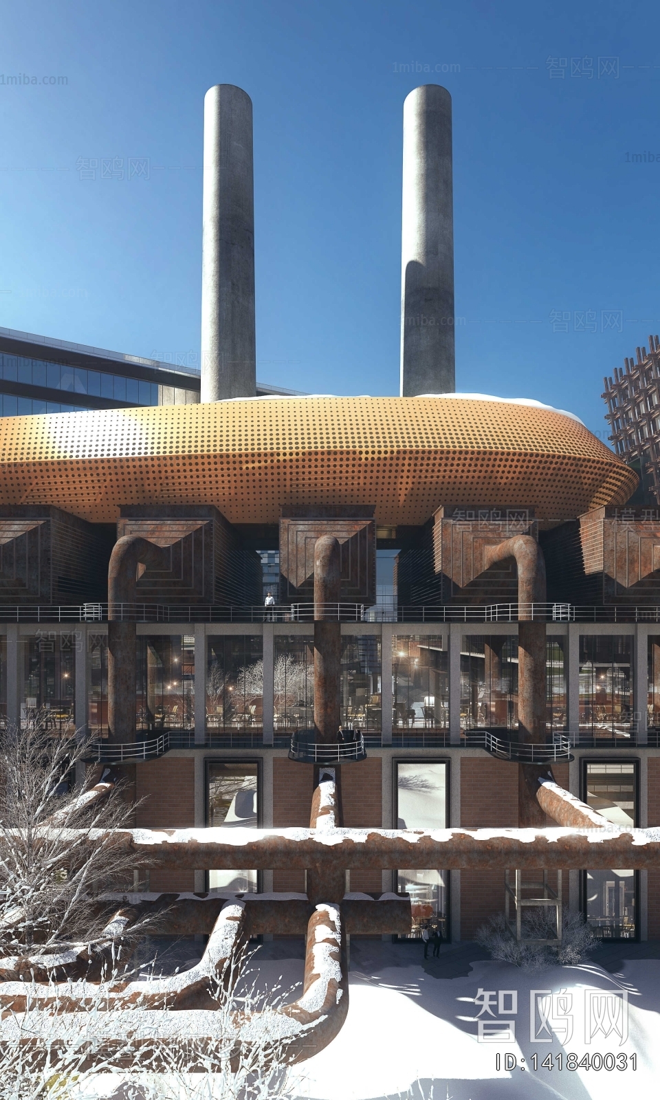 Modern Industrial Building