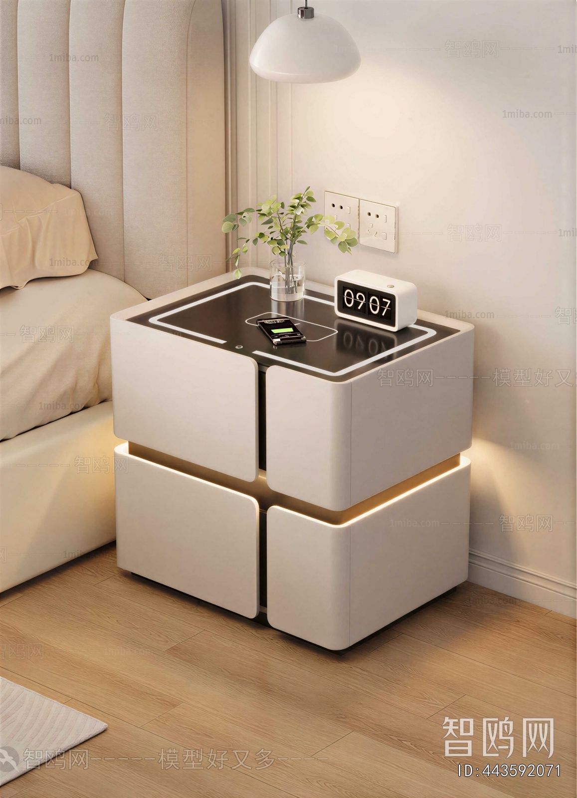 Modern Bedside Cupboard