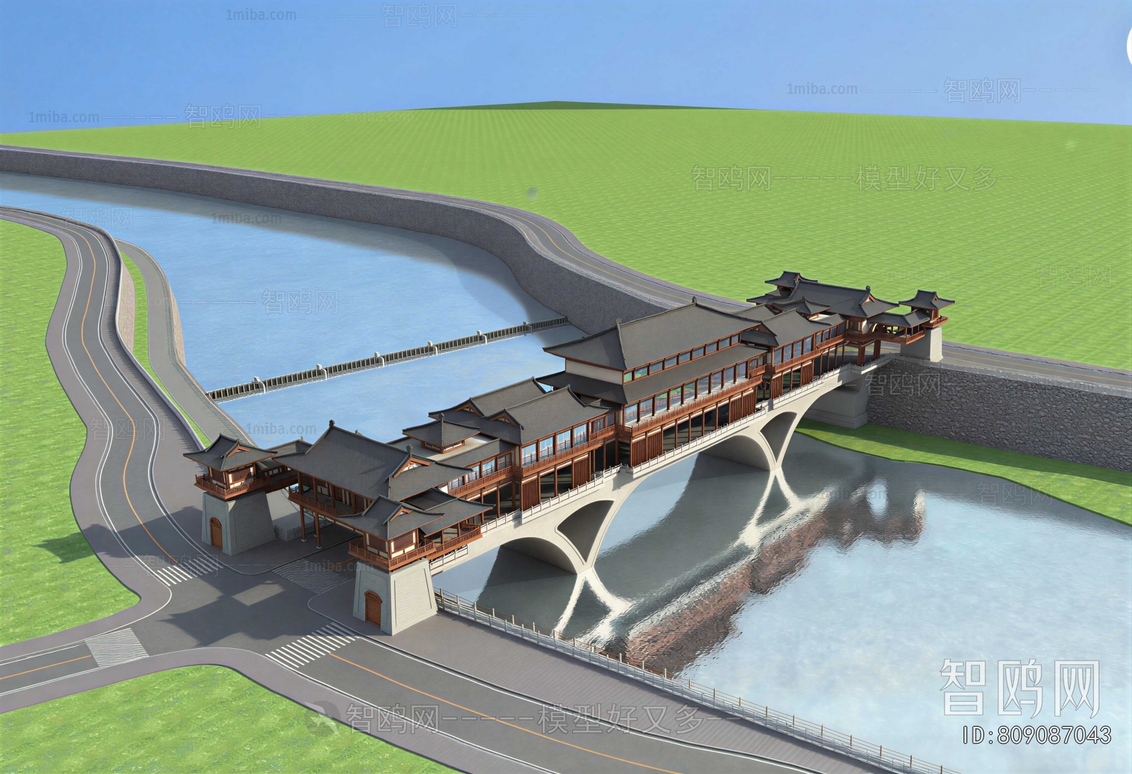 New Chinese Style Bridge