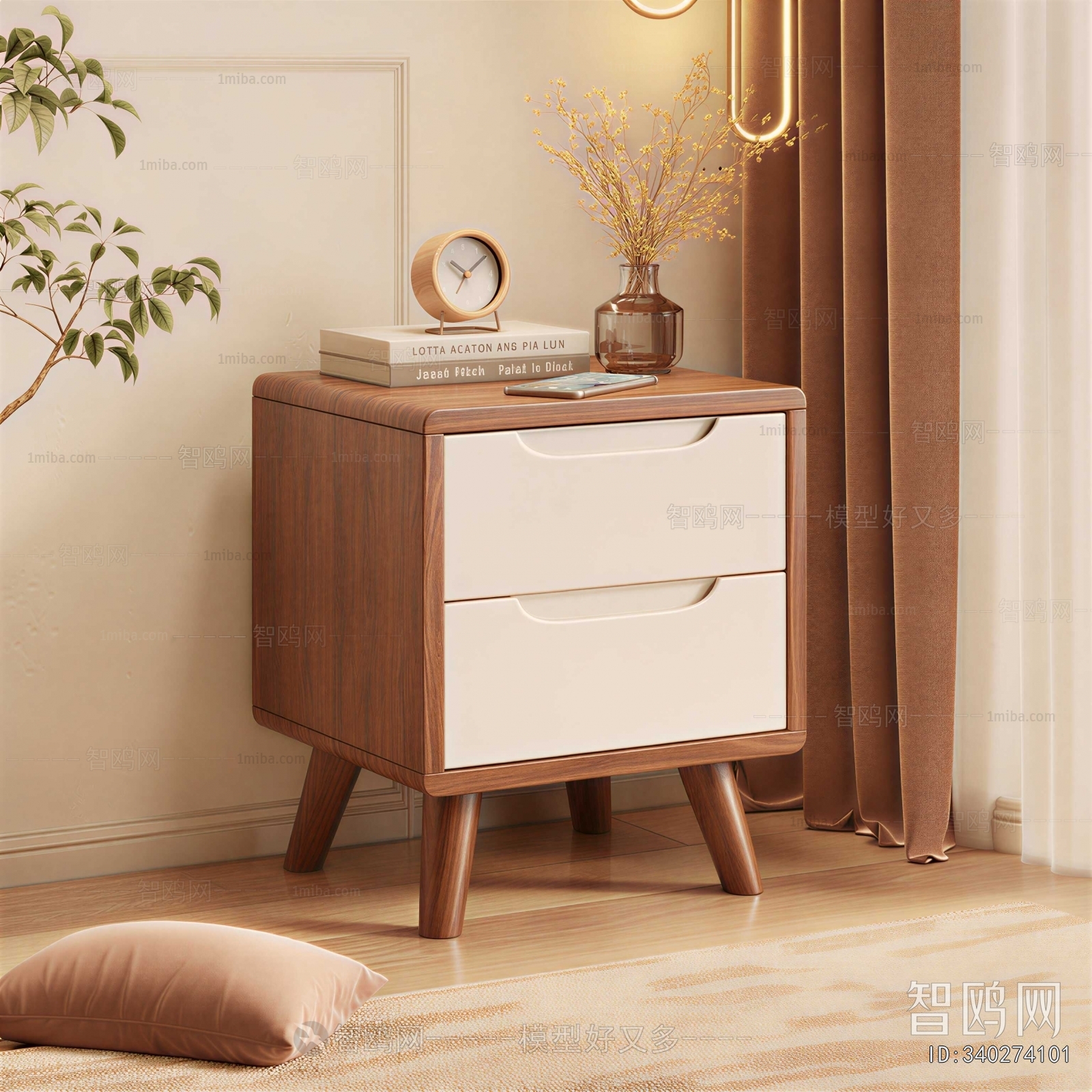 Modern Bedside Cupboard