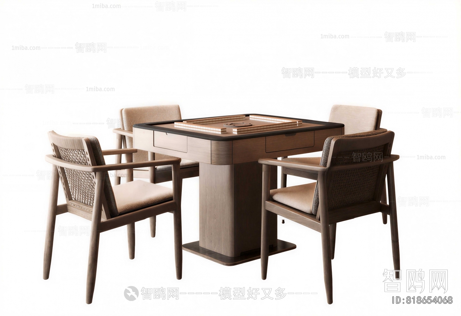 Modern Mahjong Tables And Chairs