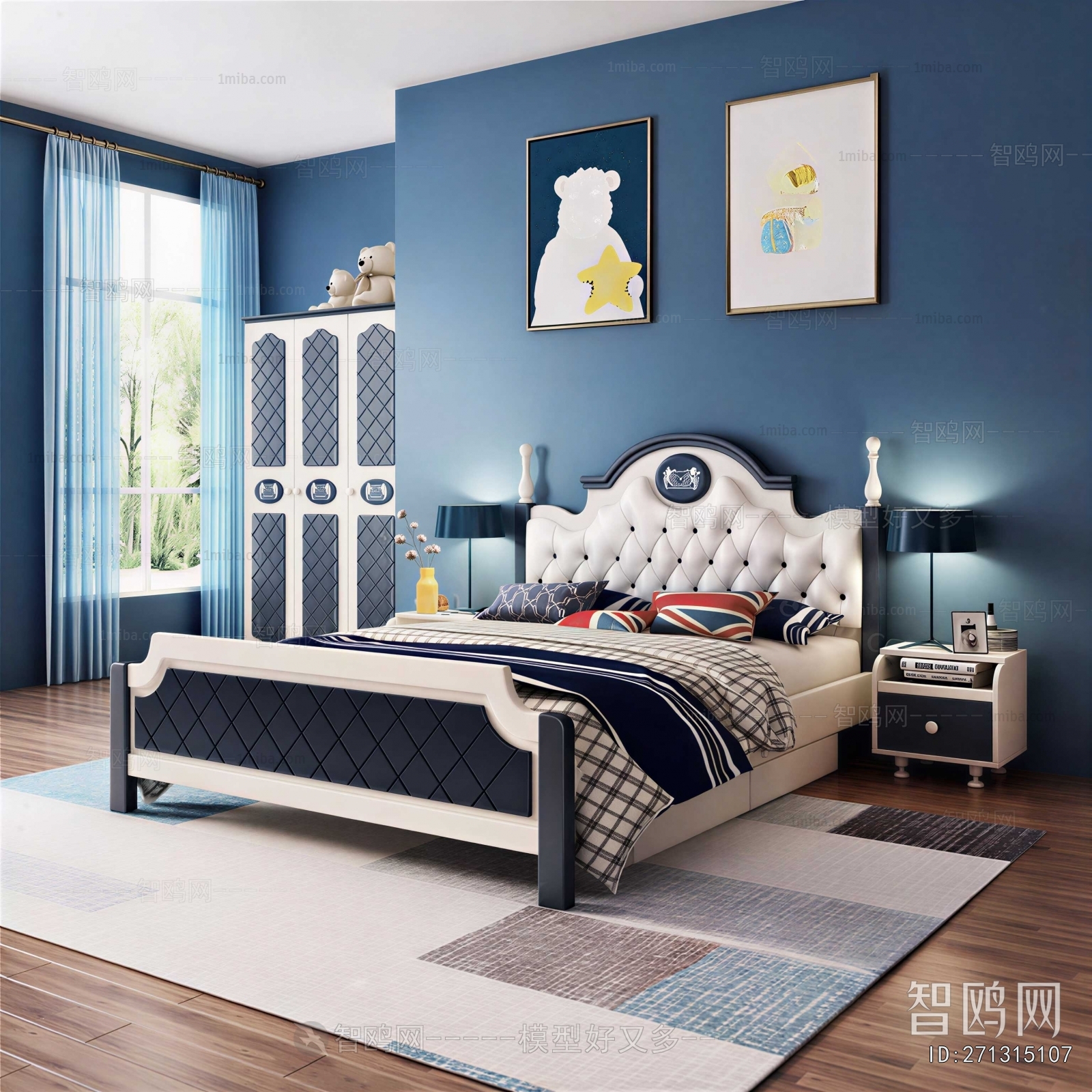 Modern Boy's Room And Son's Room