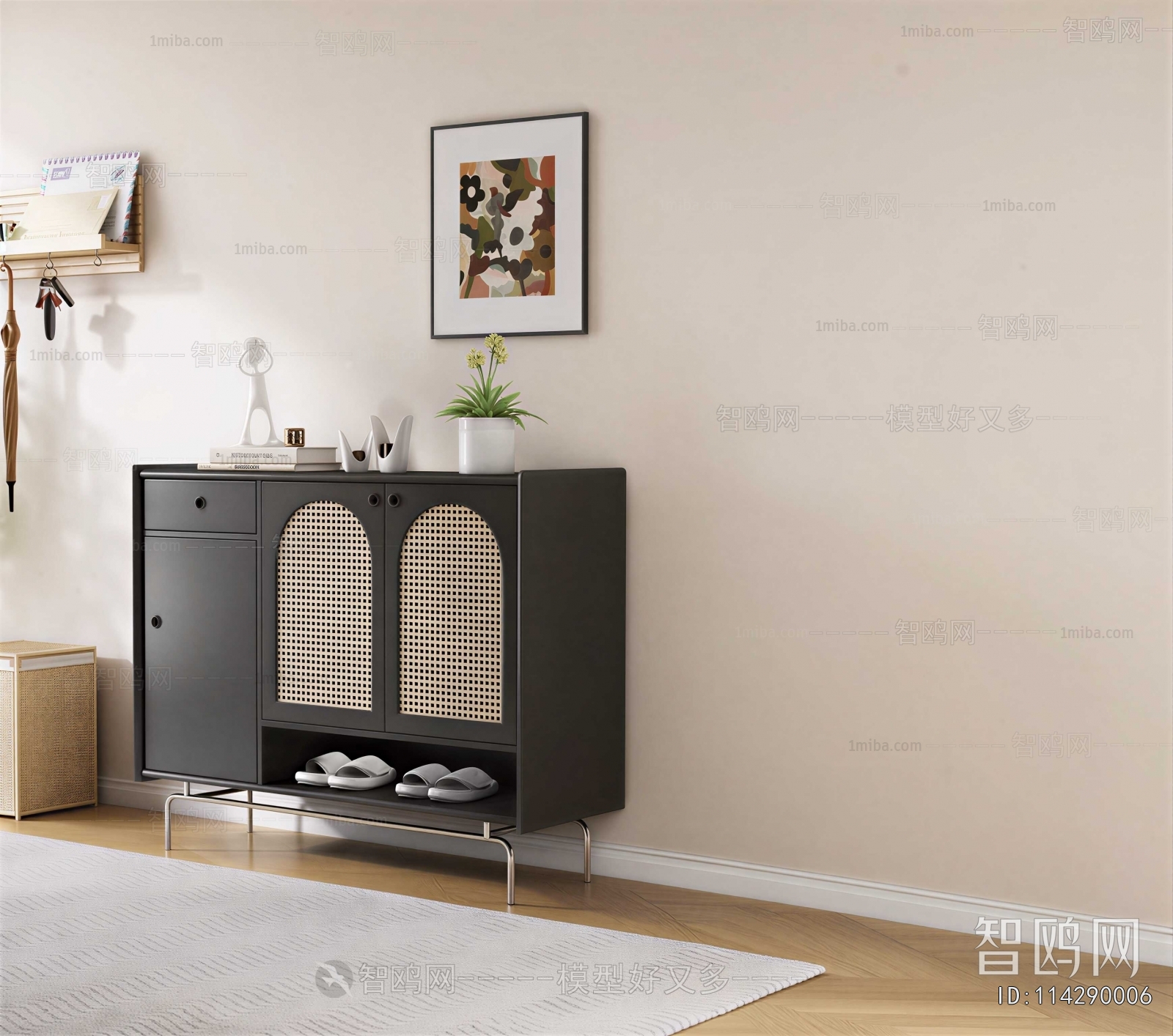 Modern Shoe Cabinet