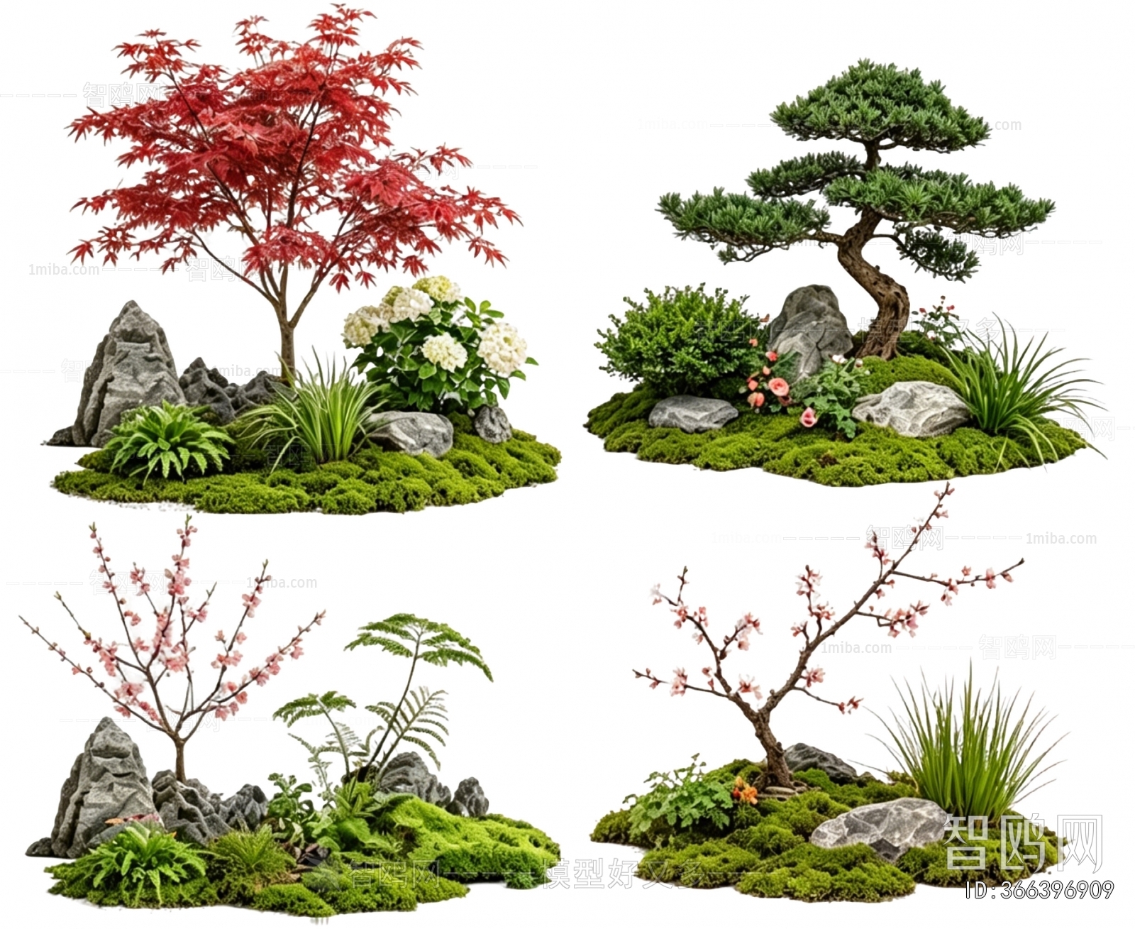 New Chinese Style Plant Landscaping