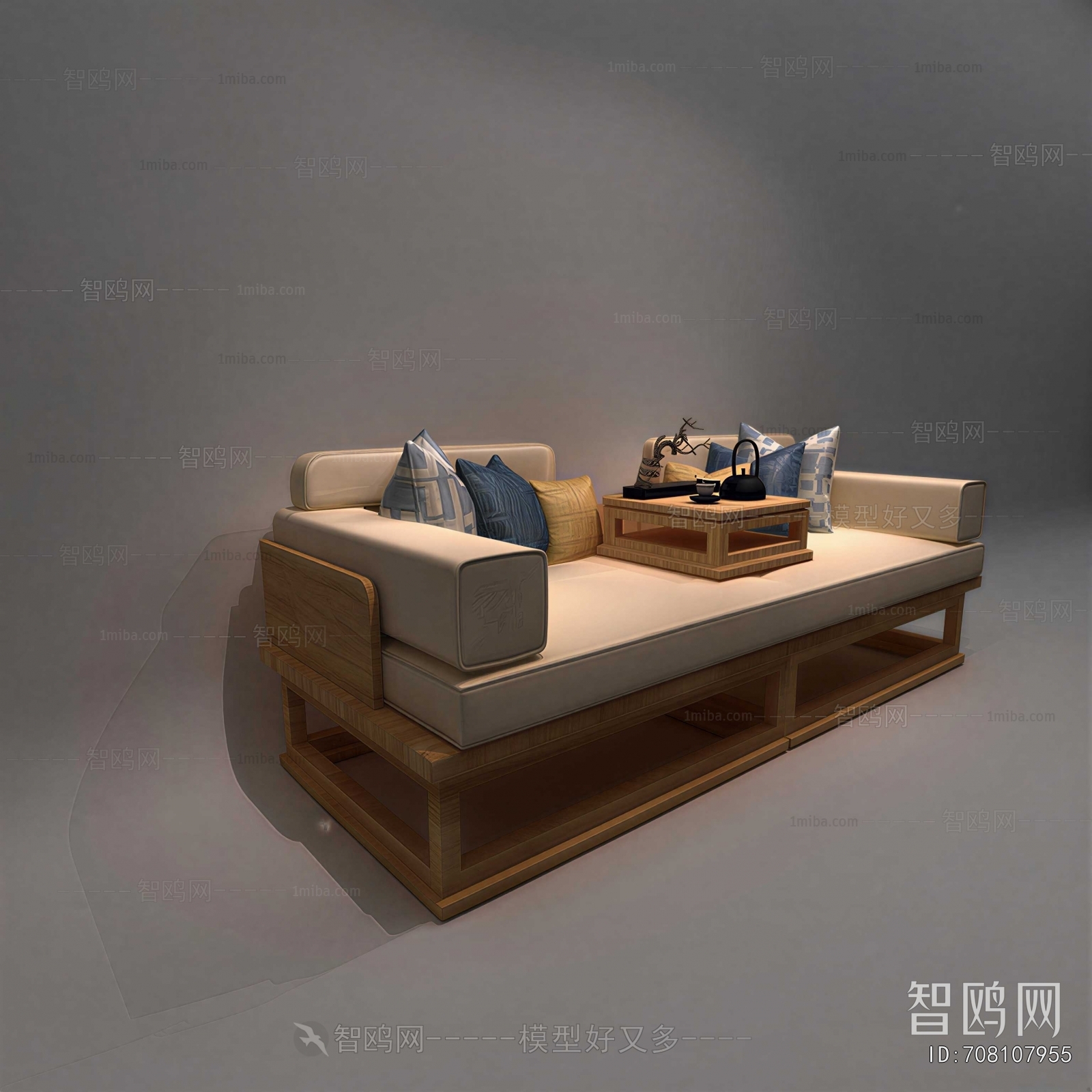 New Chinese Style Arhat Bed