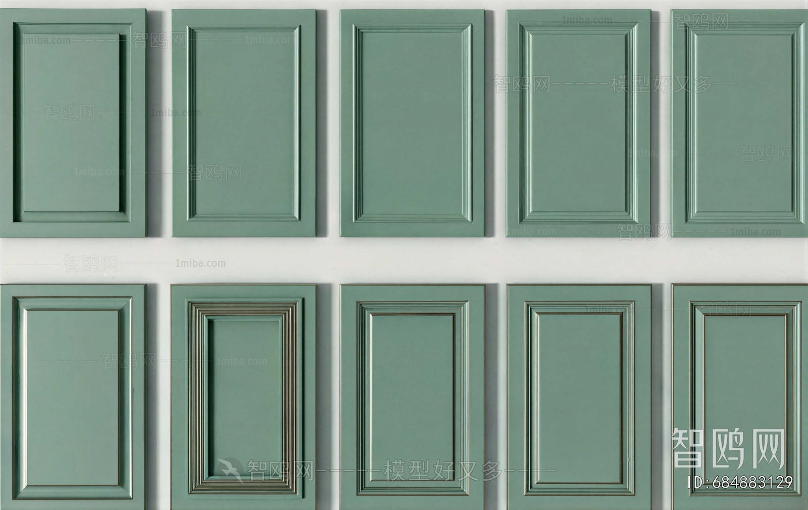 Simple European Style Door Panel