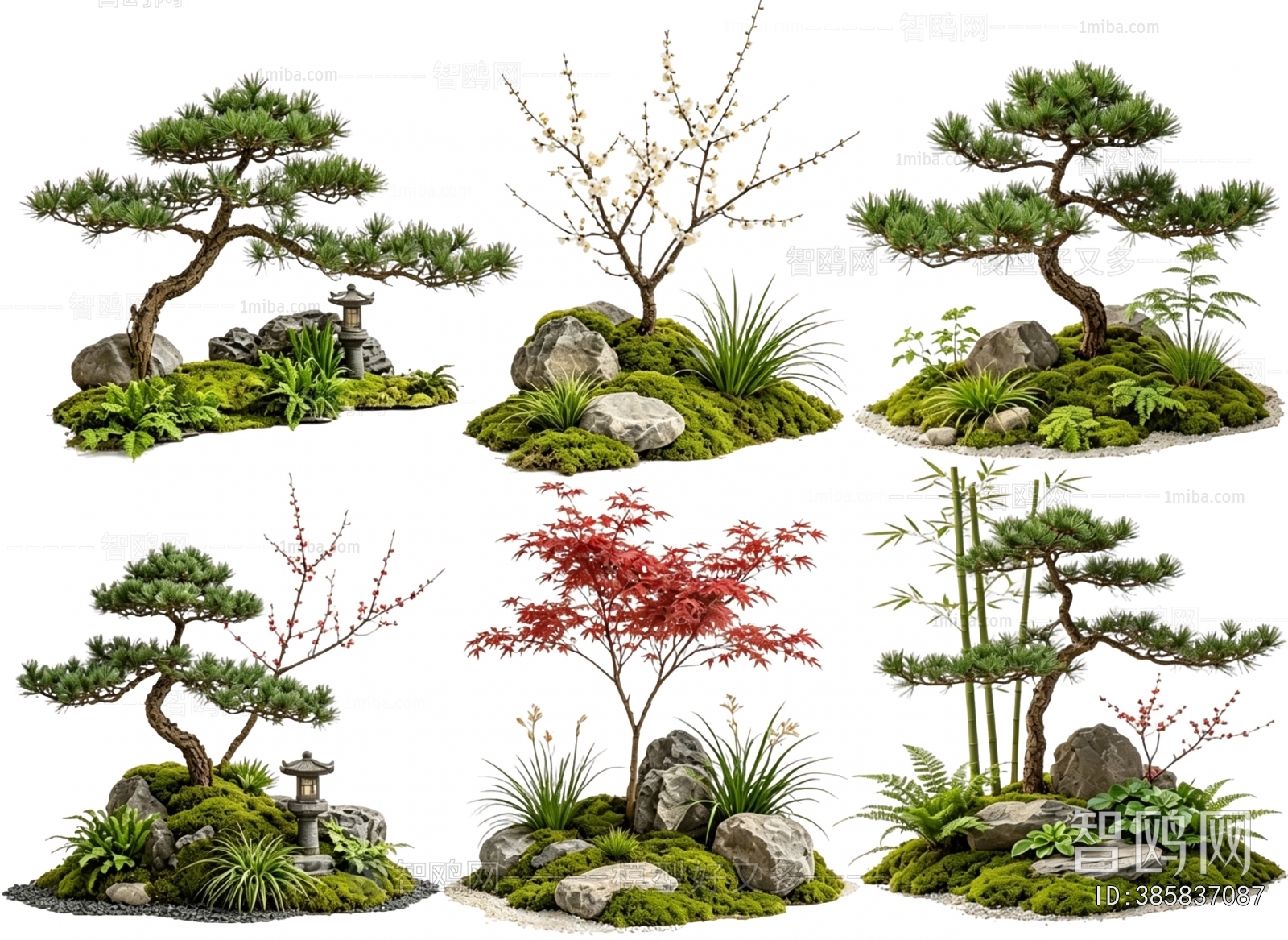 New Chinese Style Plant Landscaping