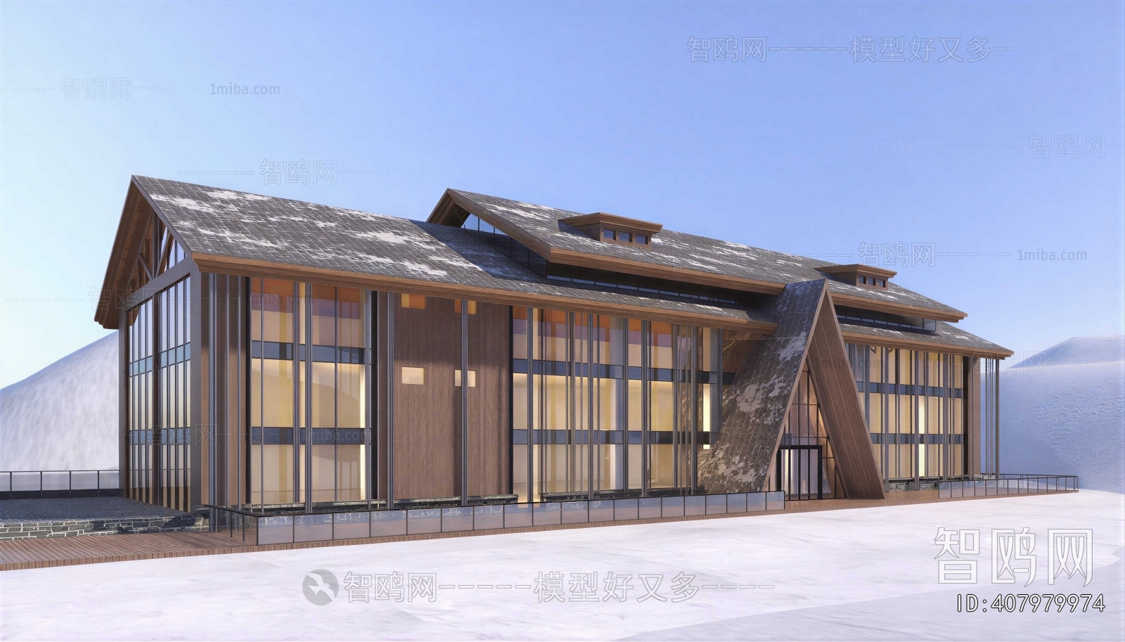 Modern Appearance Of Commercial Building