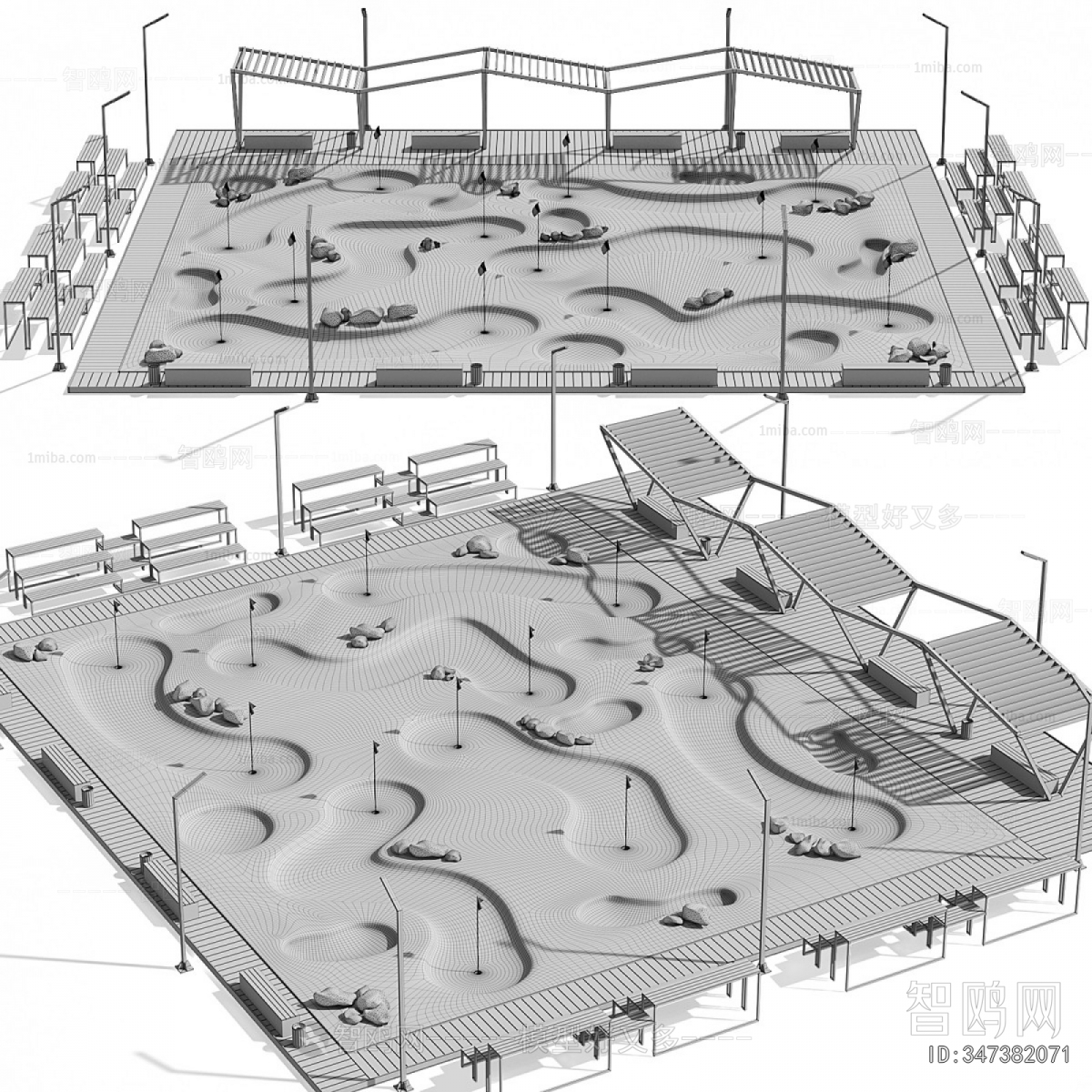Modern Outdoor Sports Stadium