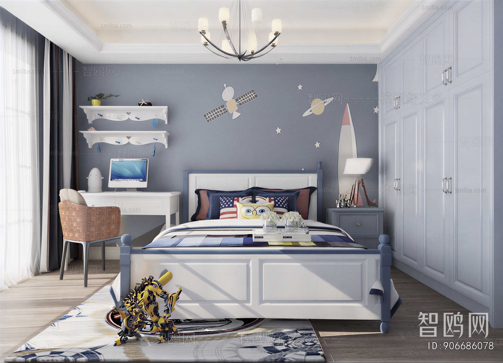 American Style Boy's Room And Son's Room