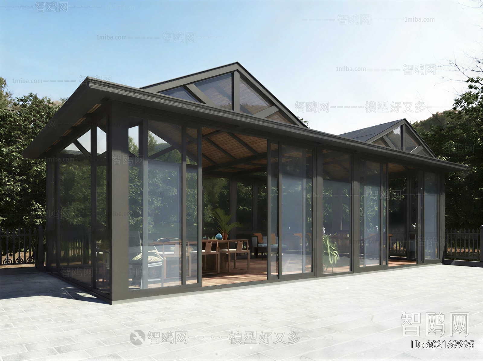 Modern Glass Sun Room