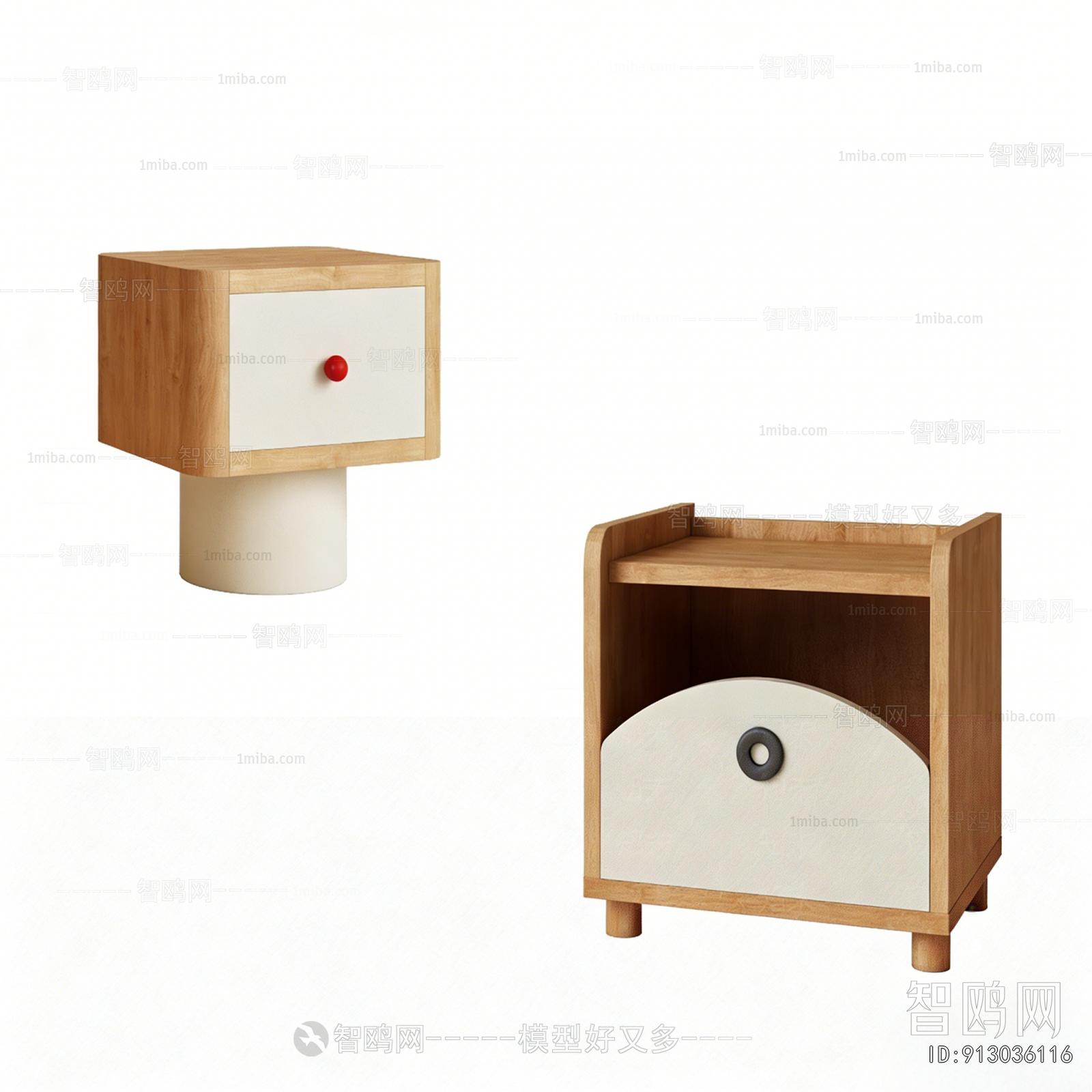 Nordic Style Bedside Cupboard