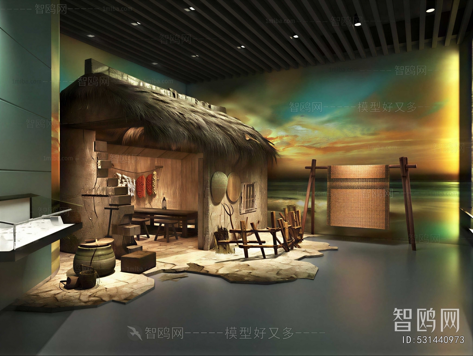 New Chinese Style Exhibition Hall