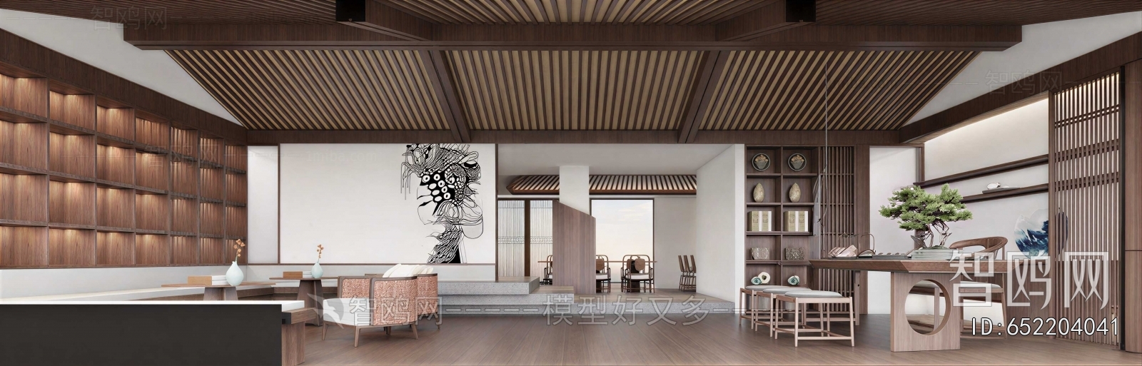New Chinese Style Teahouse Tea House