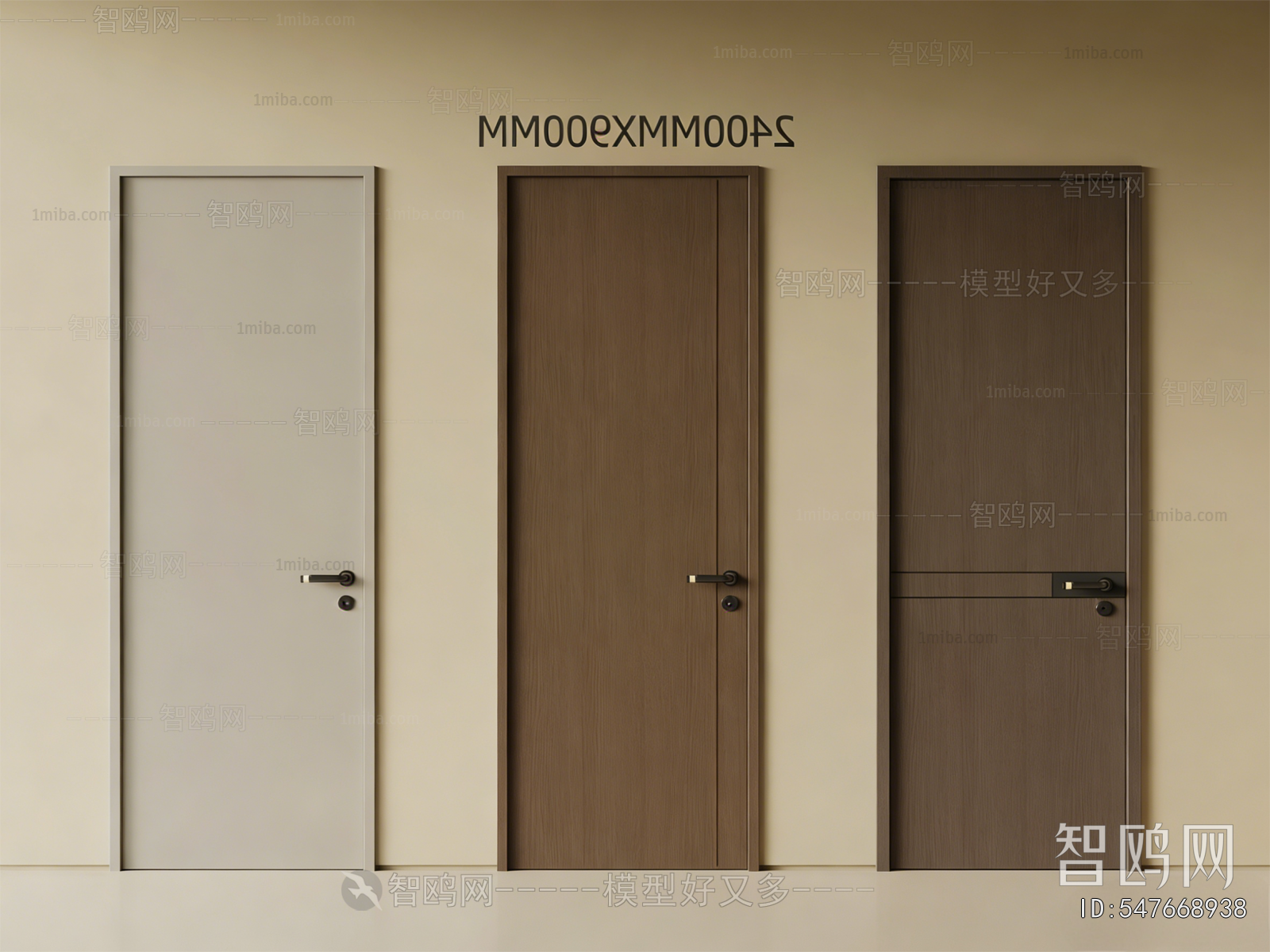 Modern Single Door