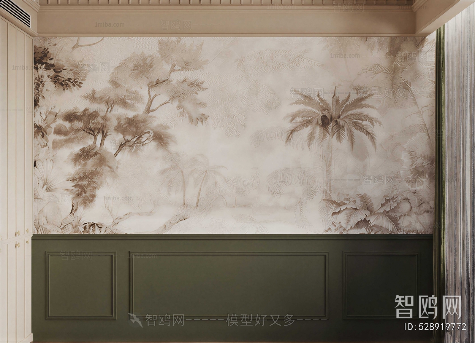 French Style TV Wall