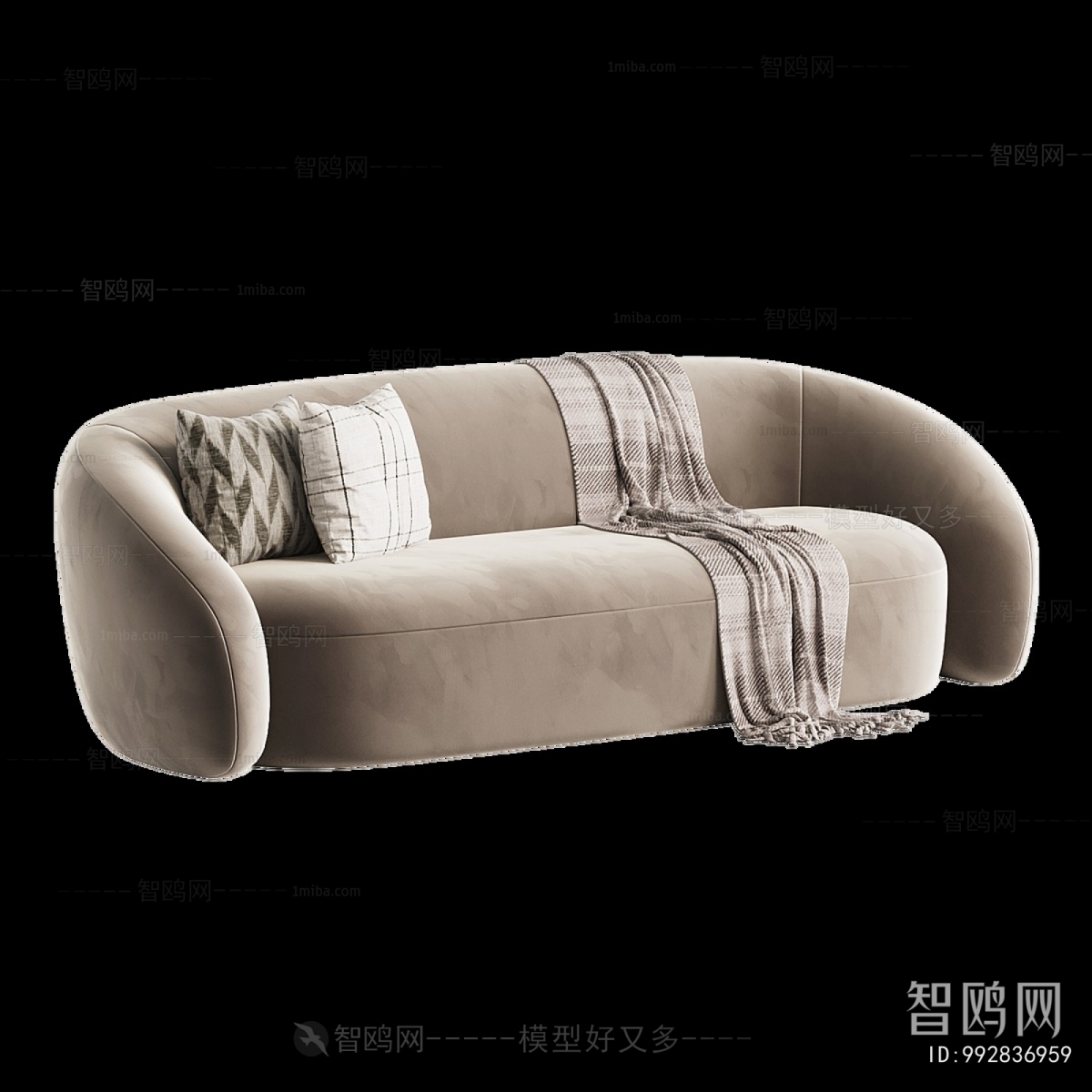 Modern Curved Sofa