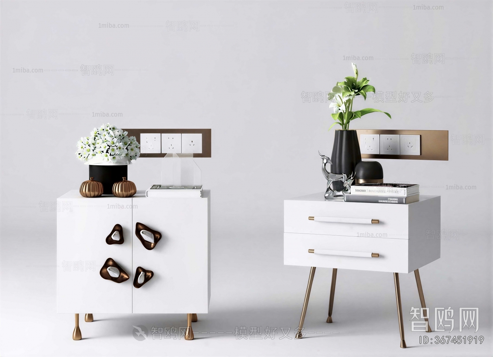 Modern Bedside Cupboard