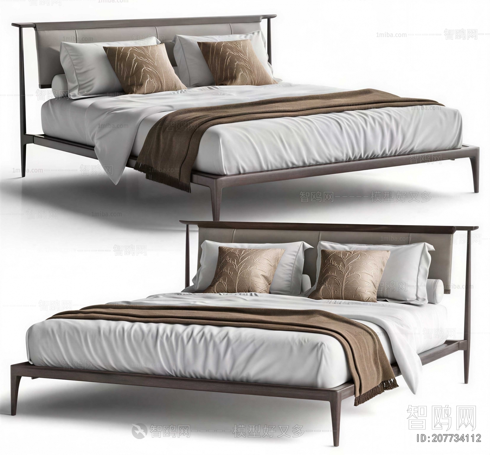 New Chinese Style Double Bed