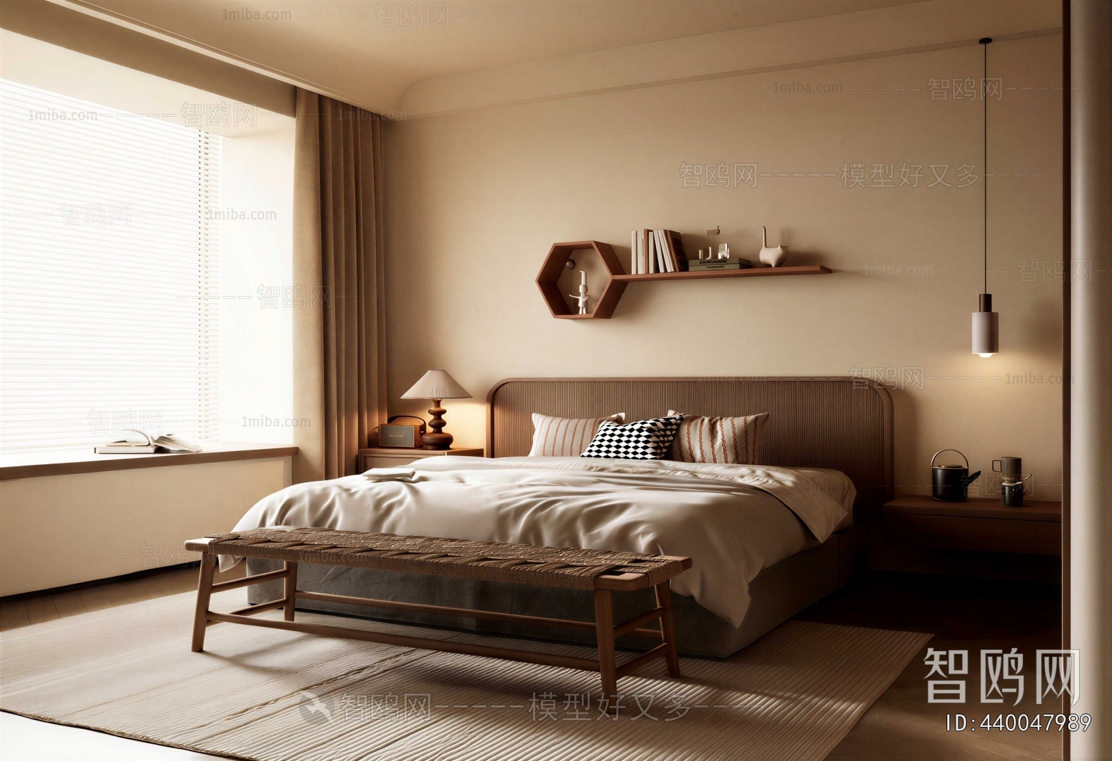 Wabi-sabi Style Bedroom
