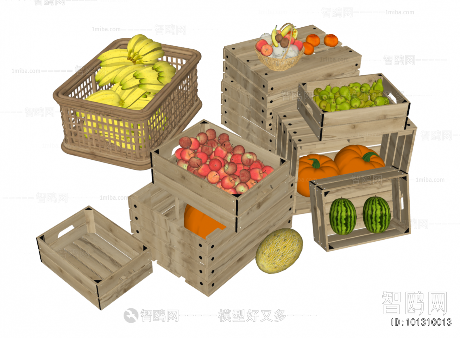 Modern Supermarket Shelf