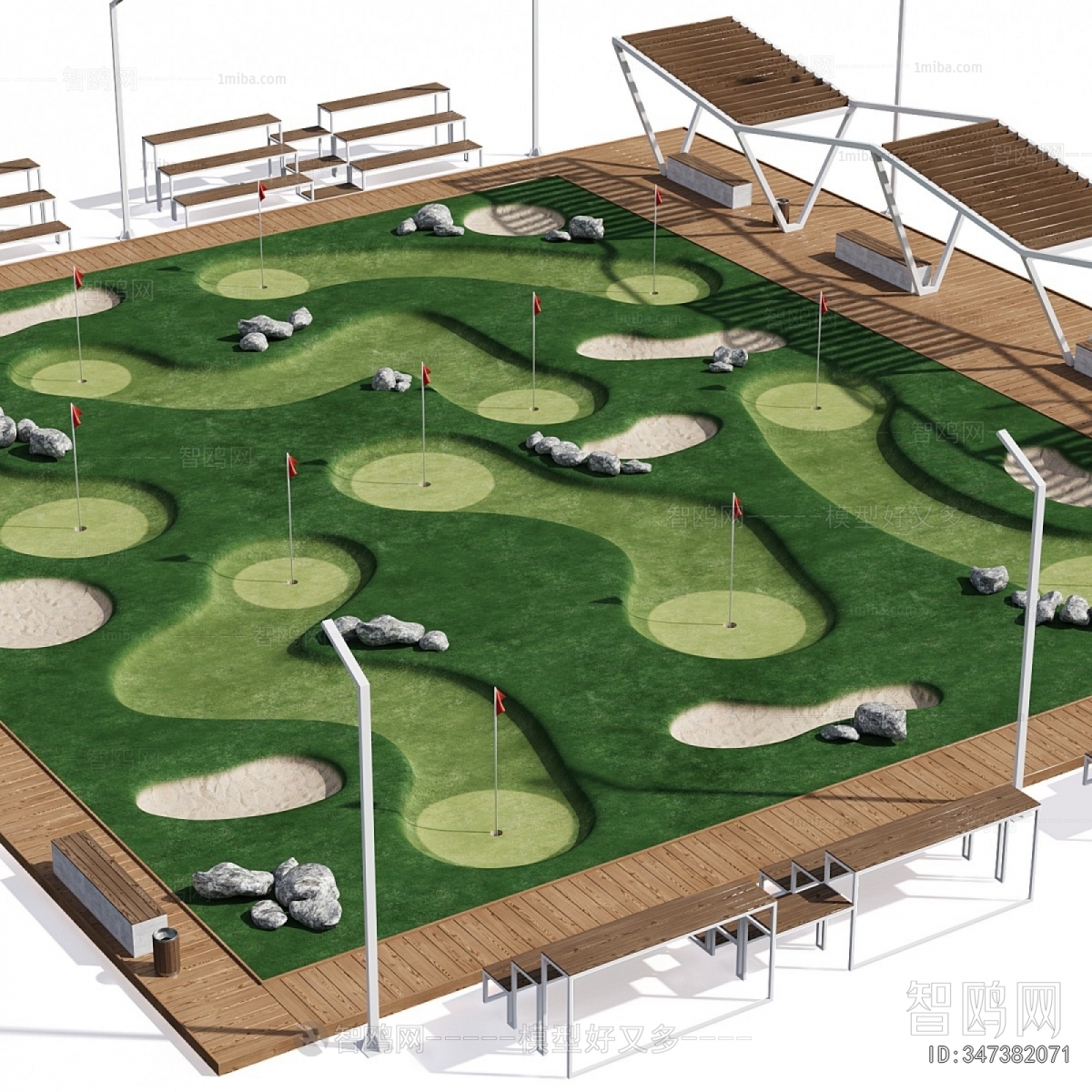 Modern Outdoor Sports Stadium
