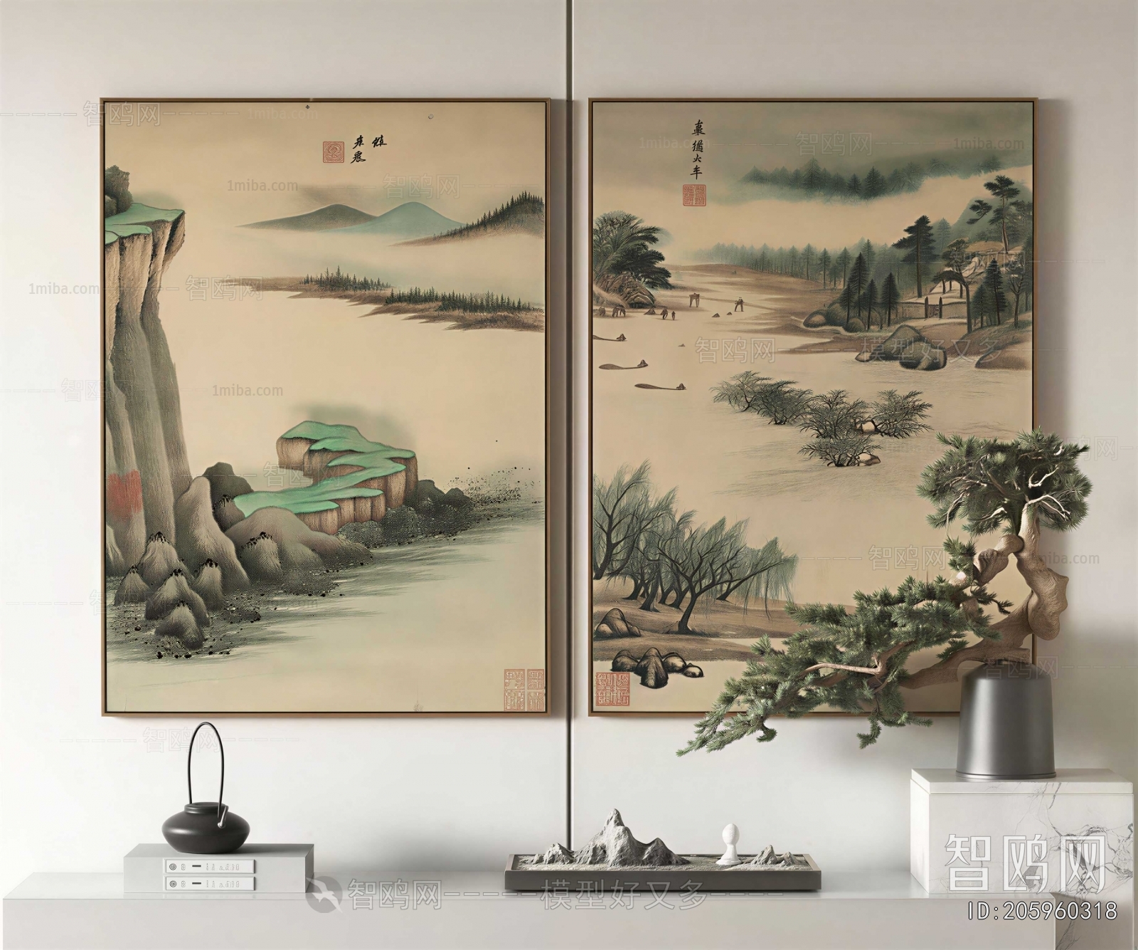 New Chinese Style Painting
