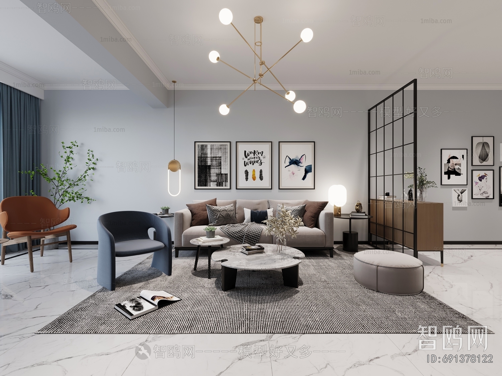 Nordic Style A Living Room