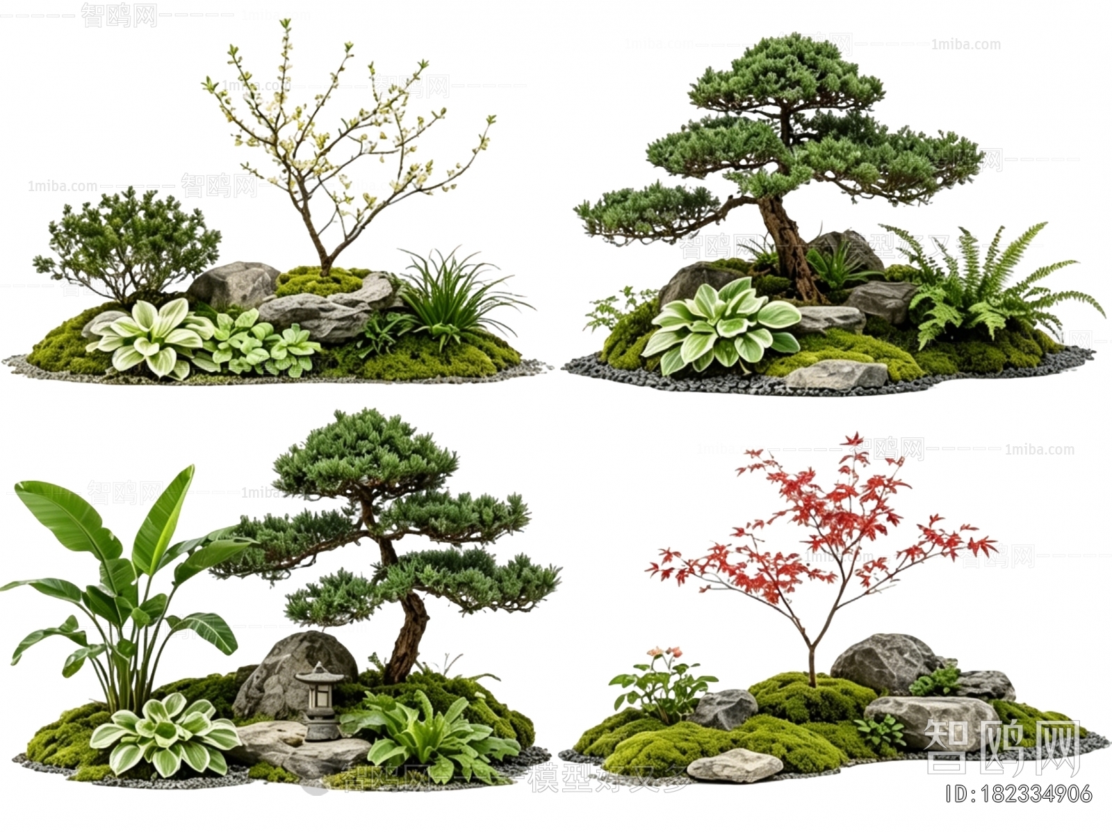 New Chinese Style Plant Landscaping